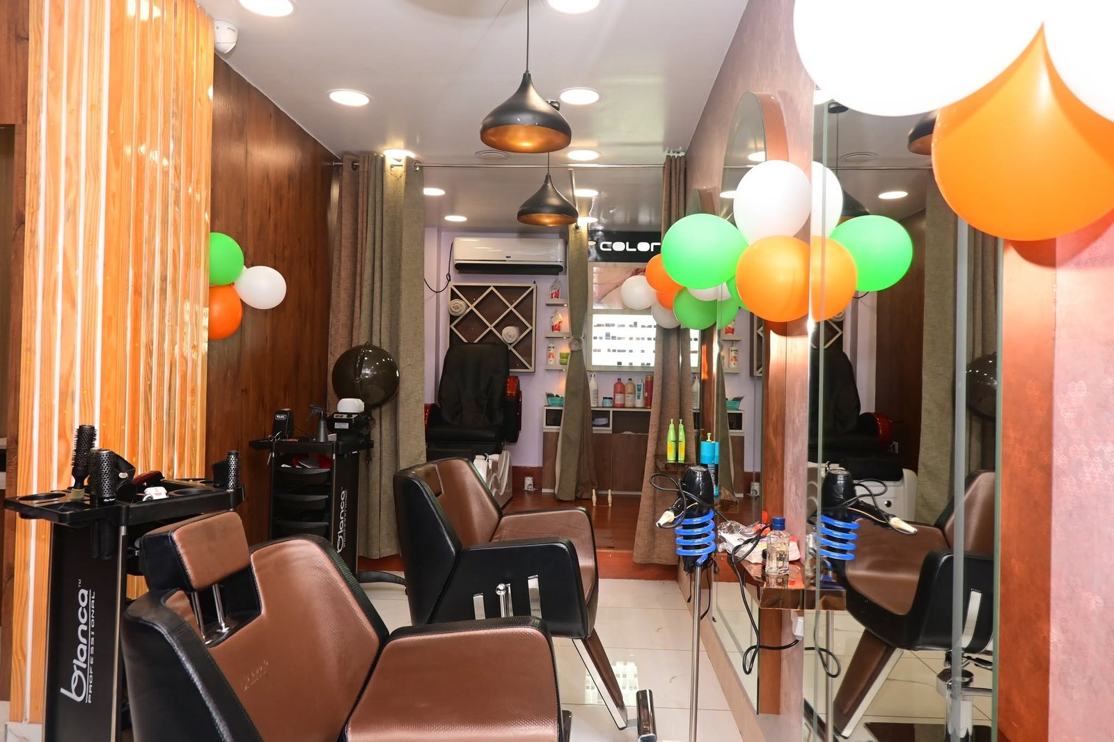 Bliss Salon exterior near Fakir Mohan Golei, Balasore